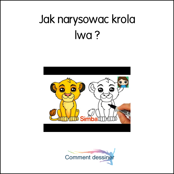 Jak narysować króla lwa